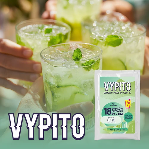 Párty sada - Vypito Mäta a limetka - 10