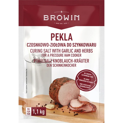 Peklosoľ Pekel cesnakovo-bylinkový do šunkovaru, 100 g