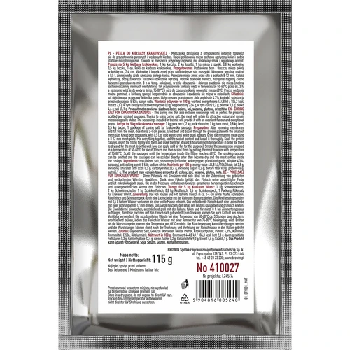 Peklosoľ Pekel na krakovskú klobásu - 115 g - 2