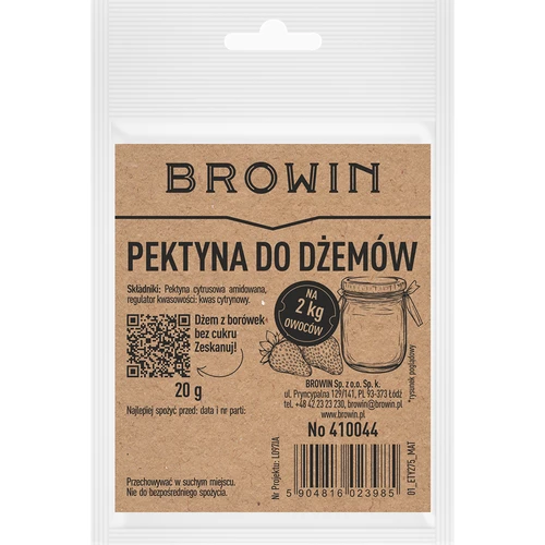 Pektín na džemy - citrusový amidovaný na želírovanie, 20 g