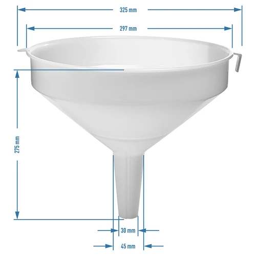 Plastový lievik fi 30cm - 3