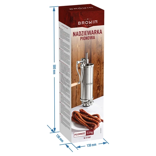 Plnička na klobásy vertikálna 2,5 kg - 11