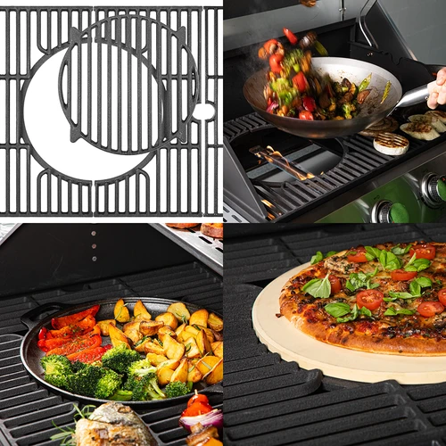 Plynový gril dragON BBQ201, 18,8 kW, strieborný - 10