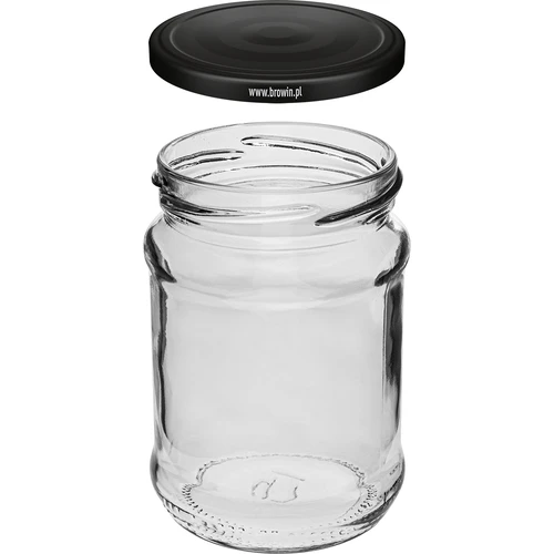 Pohár 250 ml fi 66/4 čierne viečko - 6 ks. - 3