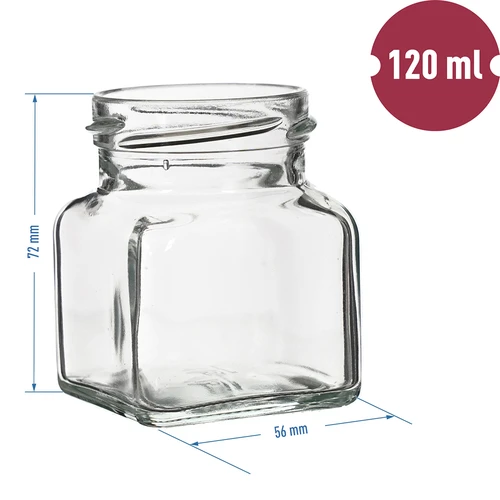 Pohár TO 120 ml Štyri rohy fi 53 viečko - 6 ks. - 5