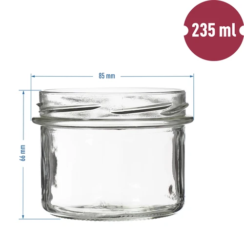 Pohár TO 235 ml s farebným viečkom fi82 - 6ks. - 5