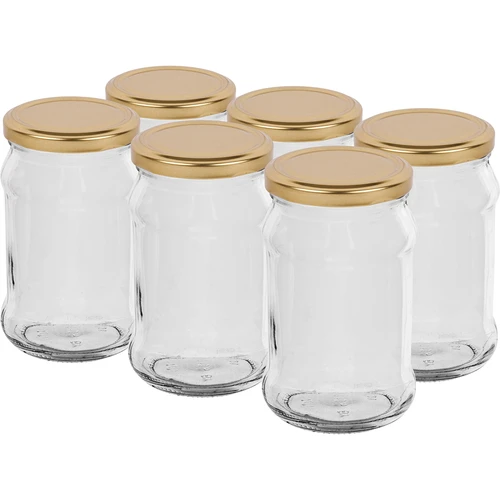 Pohár TO 300 ml so zlatým viečkom fi 66 - 6ks.