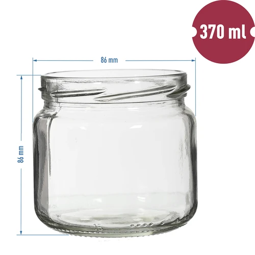 Pohár TO 370 ml s farebným viečkom fi82/6- 6 ks. - 4