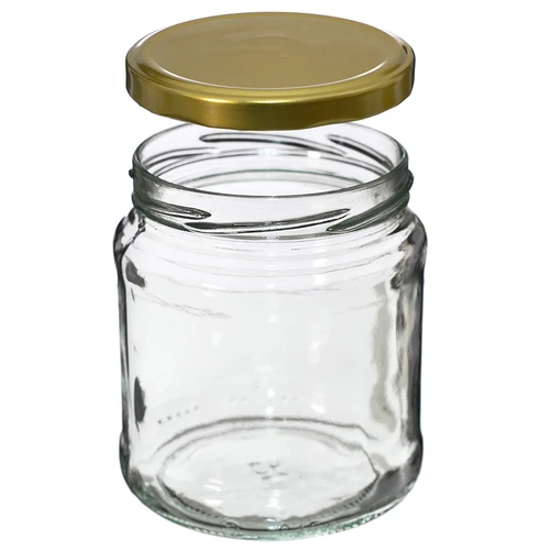 Pohár TO 500 ml so zlatým viečkom fi82/6 - 6 ks. - 2