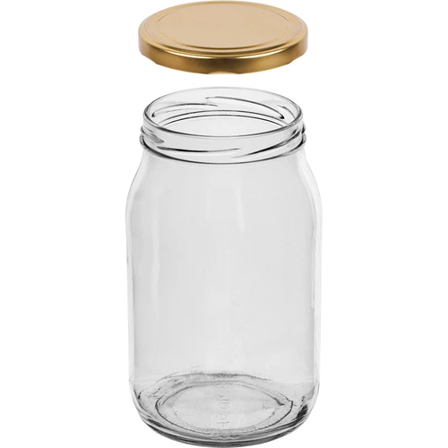 Pohár TO 900 ml s viečkom zlatým fi 82/6 - 6 ks. - 4