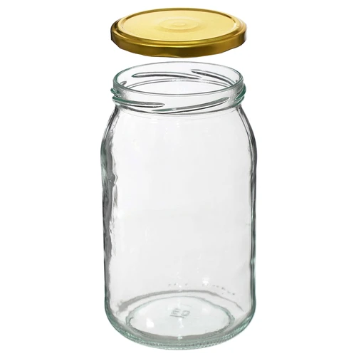 Pohár TO 900 ml s viečkom zlatým fi 82/6 - 6 ks. - 5