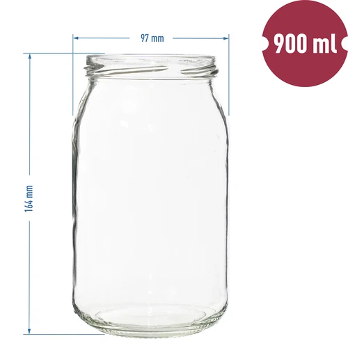 Pohár TO 900ml fi82/6 - 8ks. - 6