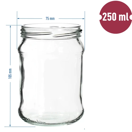 Pohár TO Štvrtka 250 ml s viečkom fi 66 - 6 ks - 6