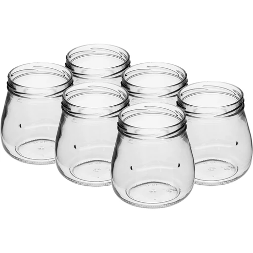 Pohár twist-off 500ml "Obrátená Amfora" s farebným viečkom fi 82/6, 6 ks. - 4