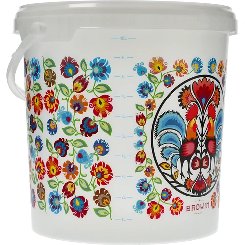 Potravinové vedro GWIOZDA - s vekom, 10 L - 3