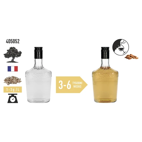 Prírodné dubové vločky na aromatizáciu alkoholov (whisky, biele víno), 50 g - 6