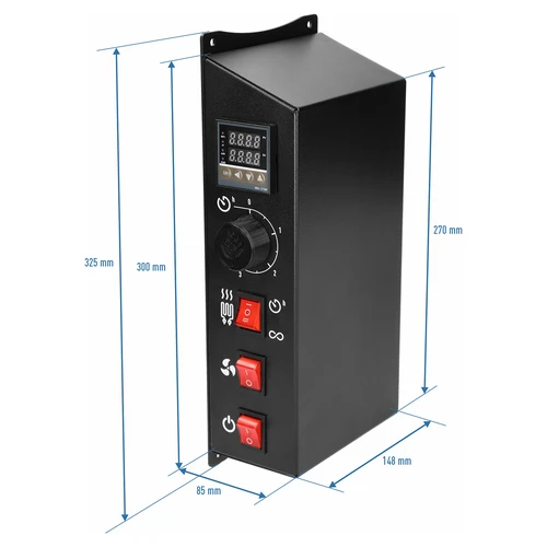 Sada elektrických modulov s digitálnym ovládačom - dragON 1,5 kW, do záhradných udiarní - 10