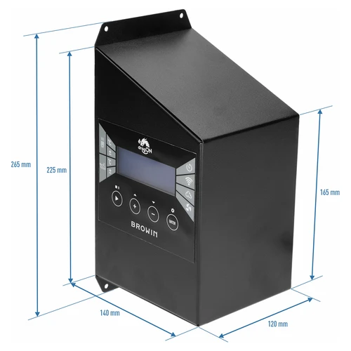 Sada elektrických modulov s Wi‑Fi riadiacou jednotkou – dragON IQ 1,5 kW, pre záhradné údiarne - 4