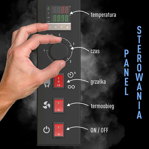 Sada modulov s digitálnym termostatom - dragON 2,7 kW, pre záhradné údiarne - 6