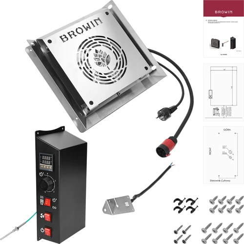 Sada modulov s digitálnym termostatom - dragON 2,7 kW, pre záhradné údiarne - 2