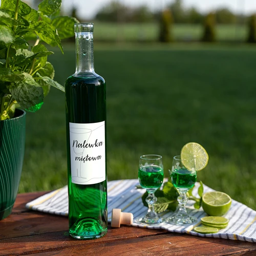 Samolepiace etikety 60 x 90 mm na fľaše, likér, alkohol, vodku - 20 ks. - 6