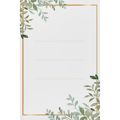 Samolepiace etikety 60 x 90 mm na fľaše, poháre, darčeky s kvetinovým vzorom - 20 ks.