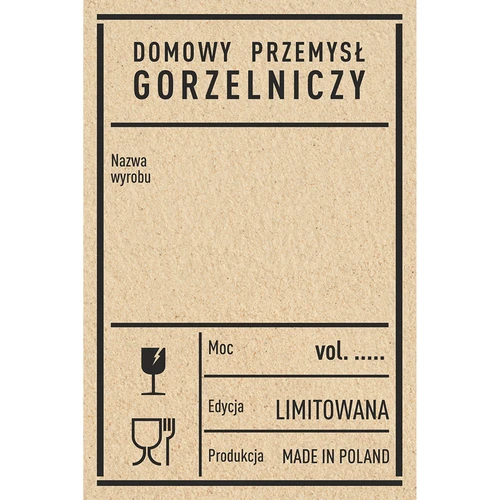 Samolepiace etikety 60x90 mm na fľaše, vodku, 3 vzory 20 ks. - 3