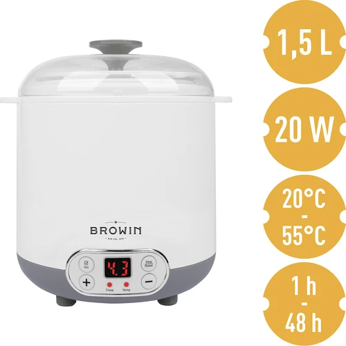 Sero-jogurtovač s termostatom 1,5 L - 5