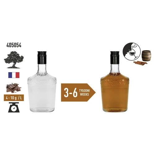 Silne opekané škoricové dubové vločky 50 g - 6