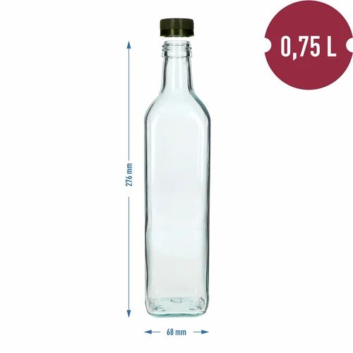 Fľaša Marasca 750 ml so skrutkovacím uzáverom, 1 ks. - 4