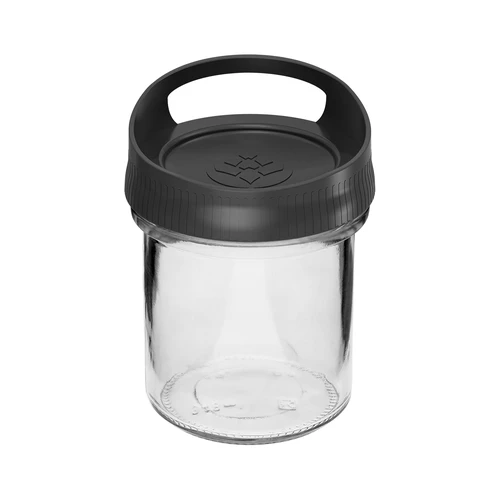 Sklenená nádoba 350 ml, s viečkom na zavesenie