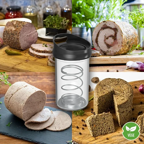 Sklenený šunkovar - súprava DUO, na 2 x 450 g - 16