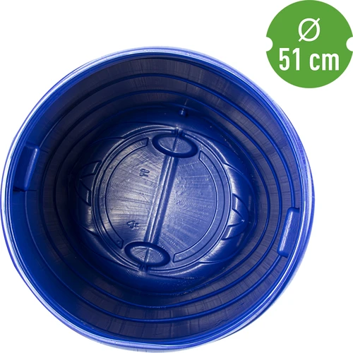 Sud na kvaseniny 240 L modrý - 4
