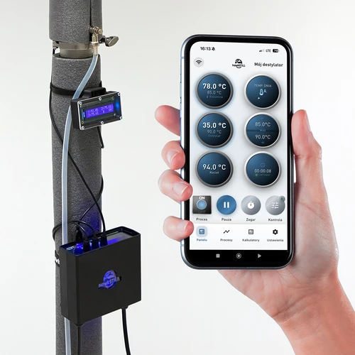 Súprava hawkSTILL Wi-Fi IQ – destilačný teplomer s Wi-Fi a displejom - 5