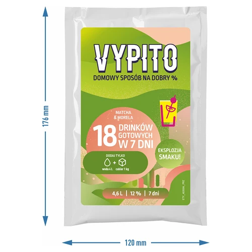 Súprava na párty - Vypito Matcha a marhuľa - 5