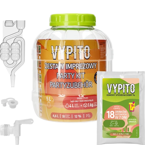 Súprava na párty - Vypito Matcha a marhuľa