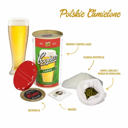 Súprava na pivo - poľské chmelené, 20 L - 2