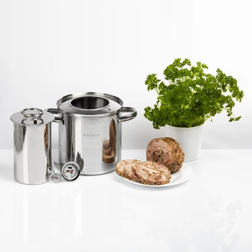 Súprava s vodným plášťom - šunkovar 1,5 kg + hrniec - 19