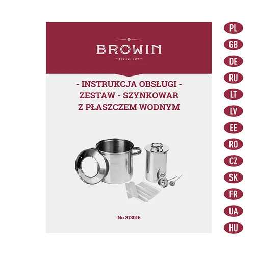 Súprava s vodným plášťom - šunkovar 1,5 kg + hrniec - 13