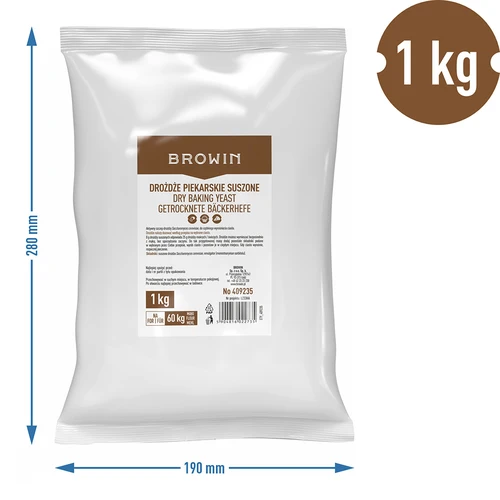 Sušené pekárske droždie, 1 kg - 4
