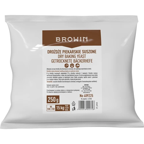 Sušené pekárske droždie, 250g - 2