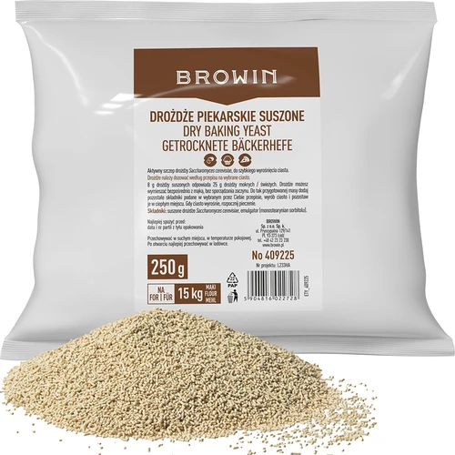 Sušené pekárske droždie, 250g