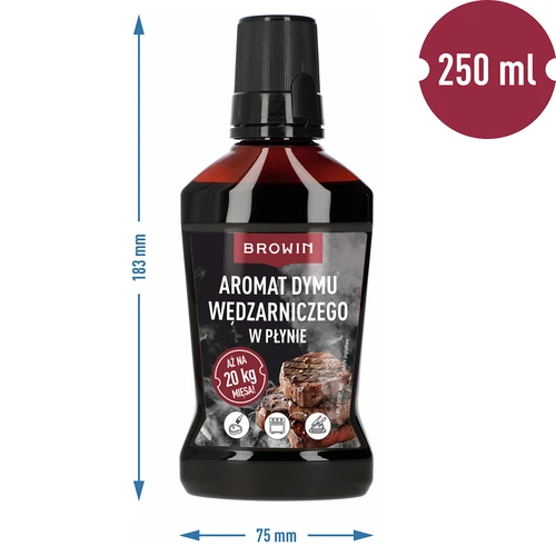 Tekutá aróma údeného dymu, na 20 kg, 250 ml - 4