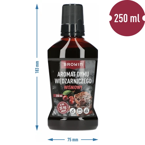 Tekutý údenársky dym – višňový, 250 ml - 4