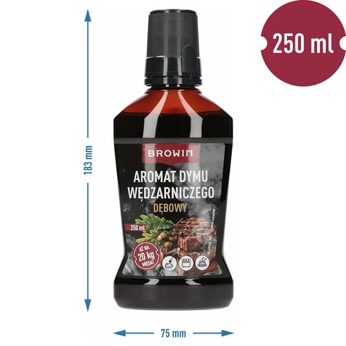 Tekutý údený dym – dubový, 250 ml - 4