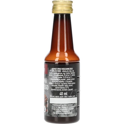 Tekutý údený dym – dubový, 40 ml - 2