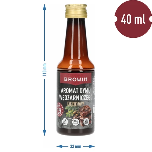 Tekutý údený dym – dubový, 40 ml - 3