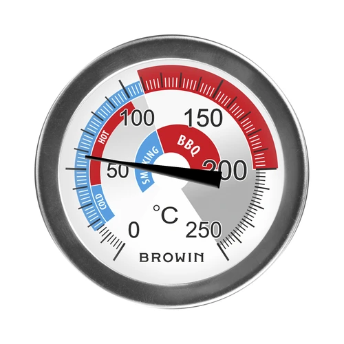 Teplomer do udiarne a BBQ (0°C do +250°C) 5,7cm - 2