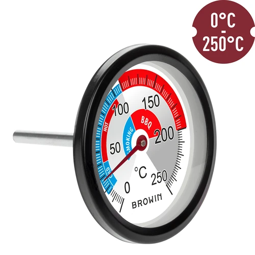Teplomer do udiarne a BBQ (0°C do +250°C) 5,7cm - 3
