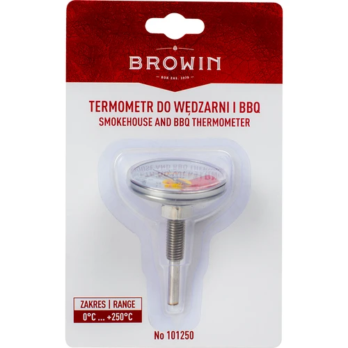 Teplomer do údiarne a BBQ (0°C do +250°C) 6,0cm - 6